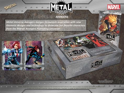 2024 upper deck marvel metal universe avengers hobby box|metal universe 2024.